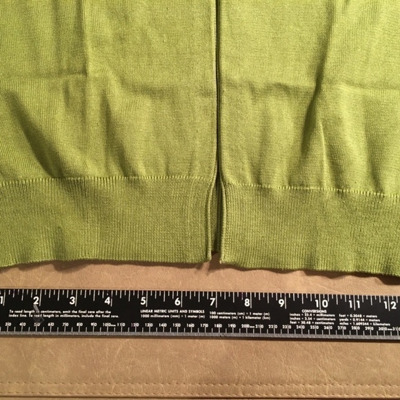 INC INTERNATIONAL CONCEPTS Beaded SPRING SUMMER Cardigan, GREEN, Size M - Picture 6 of 8